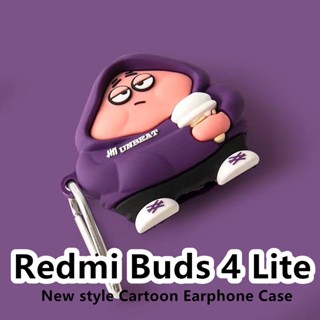 【imamura】เคสหูฟัง แบบนิ่ม ลายการ์ตูนหมีคุกกี้ สําหรับ Redmi Buds 4 Lite Redmi Buds 4 Lite