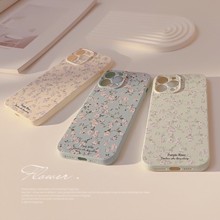 เคสโทรศัพท์มือถือ ลายดอกไม้ สไตล์เกาหลีวินเทจ สําหรับ Iphone 14 Promax 11 13 12 Promax