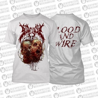 【ใหม่】Gorevent เสื้อยืด - เลือดและลวด (สีขาว) S-5XL