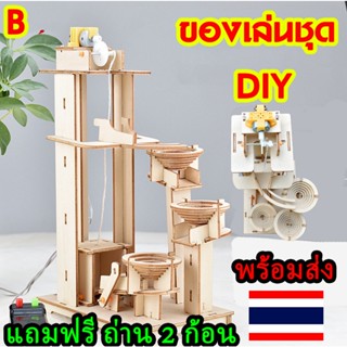 พร้อมส่งจากไทย DIYของเล่นสิ่งประดิษฐ์ ไม้ลูกกลิ้งไฟฟ้า DIY ของเล่นทดลองวิทยาศาตร์ และเทคโนโลยี ประกอบเอง