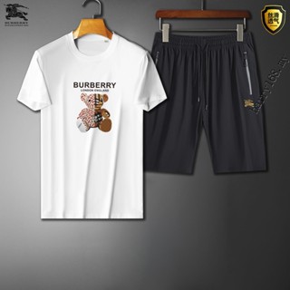 [Official]2022 BURBERRI two pieces set summer tracksuits t-shirt shorts SizeS-5XL M931