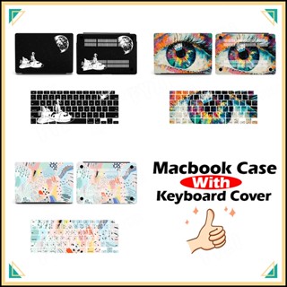 [3in1] เคสคีย์บอร์ด สําหรับ MacBook Pro14 Pro16 M1 Pro Max A2442 A2485 2020 Air 13 นิ้ว A2337 A2179 Pro 13 A2289 A2251 2022 Air13.6 M2 A2681 2021