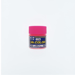 MR.COLOR SOLVENT-BASED ACRYLIC 174 FLUORESCENT PINK (SEMI-GROSS (PRIMARY), 10ml)