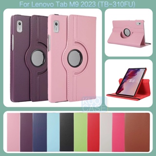 อุปกรณ์เสริม สําหรับ Lenovo Tab M9 2023 9.0 นิ้ว TB-310FU 360° เคสป้องกัน แบบเต็มรูปแบบ หมุนได้