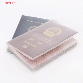 Byce&gt; ปกหนังสือเดินทาง แบบใส บนกระเป๋าเอกสาร กันน้ํา ปลอกป้องกันหนังสือเดินทาง ใหม่