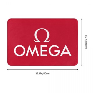 ใหม่ Omega (1) พรมเช็ดเท้า ผ้าสักหลาด กันลื่น ดูดซับน้ําได้ดี แห้งเร็ว 16x24 นิ้ว สําหรับห้องน้ํา ห้องนั่งเล่น โซฟา ห้องนอน พร้อมส่ง