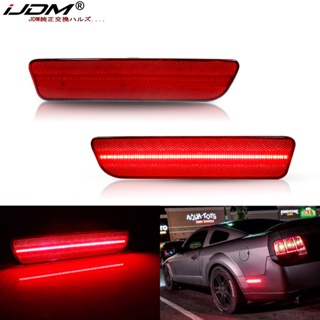 Ijdm ไฟหรี่ข้าง LED สีแดง สําหรับ Ford Mustang 2005-2009