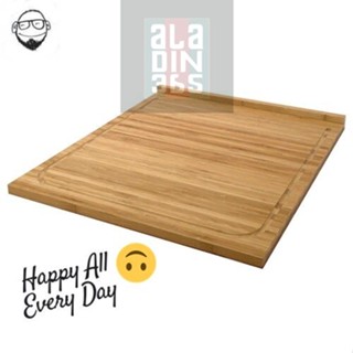 IKEA อิเกีย LÄMPLIG แลมปลิก เขียง เขียงไม้ เขียงไม้ไผ่, เขียงไม้ ไม้ไผ่ 46x53 ซม.,Chopping board (bamboo)