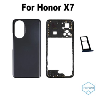 สําหรับ Honor X7 เต็มรูปแบบ กรอบกลาง ด้านหน้า แผ่นกลาง แบตเตอรี่ แผงด้านหลัง เคสประตูด้านหลัง พร้อมซิมการ์ด Play 30 Plus