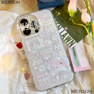 ✅Byyx เคสโทรศัพท์มือถือใส แบบนิ่ม สไตล์ญี่ปุ่น สําหรับ Apple xs13 xr12 maxpromax 1114proplus 78