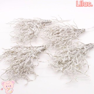 Lilac ดอกหญ้าเทียม DIY สําหรับตกแต่งบ้าน คริสต์มาส 6 ชิ้น ต่อชุด