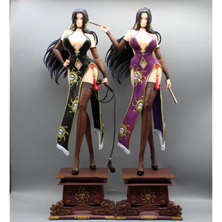 โมเดลฟิกเกอร์การ์ตูนอนิเมะ One Piece GK Boa Hancock Guofeng Cheongsam ขนาด 52 ซม. เหมาะกับของขวัญ ของเล่นสําหรับเด็ก