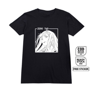 Waifu เสื้อยืด พิมพ์ลายอนิเมะ MANGA ZERO TWO DARLING IN THE FRANXX สไตล์ญี่ปุ่น