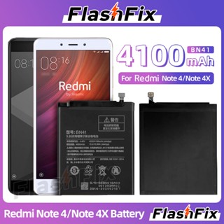 แบตเตอรี่ ใช้สำหรับเปลี่ยน For Xiaomi Redmi Note 4/Note 4X High Quality Cell Phone Replacement Battery BN41 4100mAh