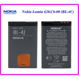 แบตเตอรี่ Nokia Lumia 620,C6-00,True Touch 3G (BL-4J)....