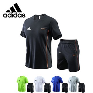 Adida.s ชุดกีฬา เสื้อยืดลําลอง แขนสั้น แห้งเร็ว ทรงหลวม เหมาะกับฤดูร้อน สําหรับผู้ชาย ใส่ออกกําลังกาย วิ่ง