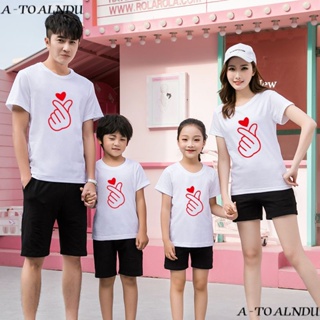 เสื้อยืดแขนสั้น พิมพ์ลาย Toalndu Beach แฟชั่นฤดูร้อน สําหรับแม่ และลูก 2023