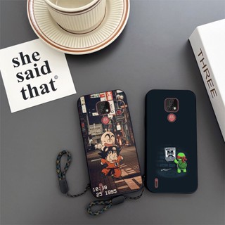 เคสโทรศัพท์มือถือ พร้อมสายคล้อง ทนทาน สําหรับ Motorola Moto E7 E 2020