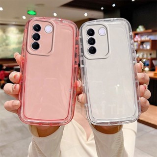 ใหม่ เคสโทรศัพท์มือถือแบบนิ่ม ใส กันรอยกล้อง ลายสบู่ แฟชั่น สําหรับ VIVO V27 5G V27E iQOO Z7 Z7x iQOO 11 5G 2023 V27 VivoV27e