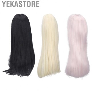 Yekastore Long Straight Doll Wig  Dolls Hair Replacement Wigs High Smothness Heat Resistant  for Doll  Up