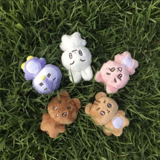 พวงกุญแจ จี้ตุ๊กตา Kpop TXT Soobin YEONJUN Same Plush Keyrings Q Styles Mini BEOMGYU TAEHYUN สําหรับตกแต่งกระเป๋า