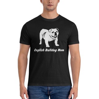 เสื้อยืด พิมพ์ลาย Bulldog Mom ภาษาอังกฤษ เหมาะกับฤดูร้อน ราคาถูก