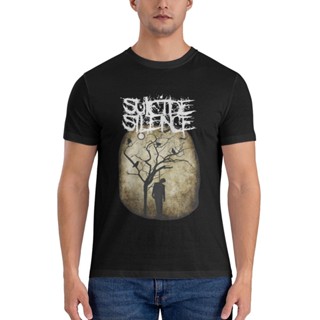 เสื้อยืด พิมพ์ลาย Suicide Silence Tears Of Blood Heavy Metal สําหรับผู้ชาย