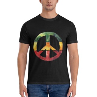 เสื้อยืด พิมพ์ลาย Rasta Reggae No War แฟชั่นฤดูร้อน