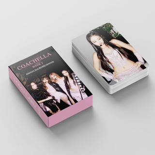 โฟโต้การ์ด KPOP BLACKPINK Coachella Concert HD Idol Lomo Card Collection JENNIE ROSE LISA JISOO จํานวน 55 ชิ้น ต่อชุด