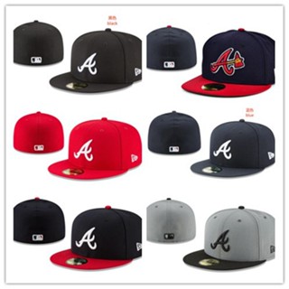 หมวกเบสบอล ปักลาย Atlanta Braves สไตล์ฮิปฮอป สําหรับผู้ชาย และผู้หญิง SLFL