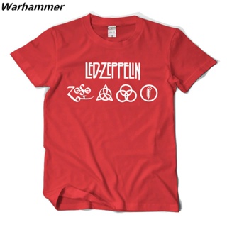 ขายดี 【ไซซ์ XS-4XL-5XL-6XL】ขายดี เสื้อยืดแขนสั้น ลาย Zeppelin Led Zeppelin แฟชั่น 2023 503826