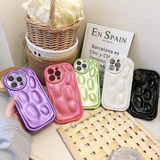 เคสป้องกันโทรศัพท์มือถือ TPU แบบนิ่ม ลายกากเพชร 3D สําหรับ iPhone 14 14Pro Max 13 Pro 12 Pro ip11