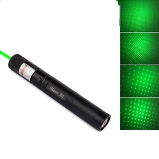 ไฟฉาย Laser เลเซอร์ความแสงสูง เลเซอร์แสงเขียว เลเซอร์ชาร์จไฟ เลเซอร์ รุ่น 303 มี2สี