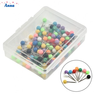 【Anna】Box Fishing Line Winder Pins Box Carp Line Mixed Color Pin Rigs Round Head Spare