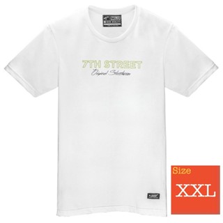 พร้อมส่ง ผ้าฝ้ายบริสุทธิ์ 7th Street เสื้อยืด ขนาด XXL รอบ อก 50 นิ้ว รุ่น PTL001XXL T-shirt