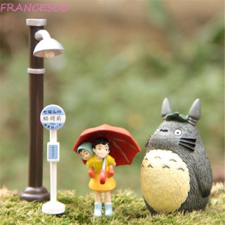 Francesco โมเดลตุ๊กตาฟิกเกอร์ อนิเมะ Miyazaki Hayao My Neighbor Totoro ขนาดเล็ก ของเล่นสะสม สําหรับเด็ก