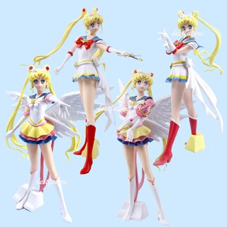 โมเดลฟิกเกอร์ PVC อนิเมะเซเลอร์มูน Tsukino Usagi สําหรับเก็บสะสม