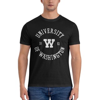 เสื้อยืด พิมพ์ลาย University Of Washington University Of Washington สําหรับผู้ชาย