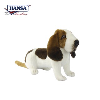 7463 ตุ๊กตาหมาบาสเซ็ต ฮาวด์ Basset Hound Hansa Creation