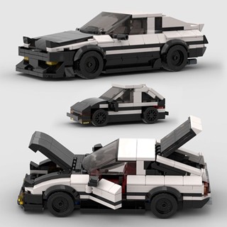 Moc Speed Champions AE86 ชุดโมเดลรถแข่ง รถแข่ง ยานพาหนะ DIY ของเล่นสําหรับเด็ก