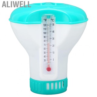 Aliwell 5inch Pool Chemical Dispenser with  Reusable Swimming Pool Chlorine  Floater Chlorine Dispenser Cleaning Tool