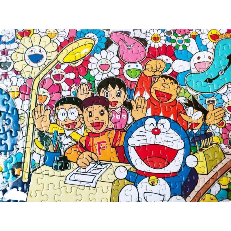 Takashi Murakami Doraemon จิ๊กซอว์ปริศนา รูปดอกทานตะวัน ขนาดใหญ่ 73.5x51 ซม. 1,000 ชิ้น ของเล่นเสริมการเรียนรู้เด็ก
