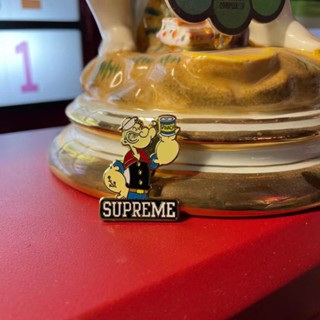 พร้อมส่ง Supreme 13SS Popeye PIN Popeye เข็มกลัด ป้ายผลิตภัณฑ์ PIN Haobing boutiqu