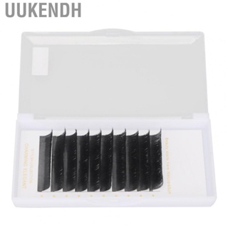 Uukendh Grafting   Black 10 Rows 0.07mm Width Faux Lashes  for Makeup Salons