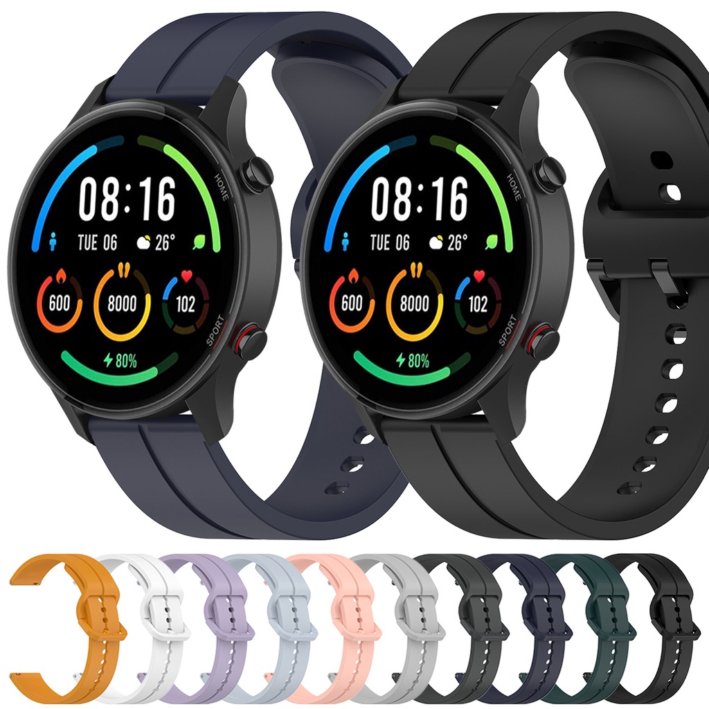 สายนาฬิกาข้อมือซิลิโคน สําหรับ Xiaomi Mi Watch Xiaomi Mi Watch EDN  สายนาฬิกาข้อมือสมาร์ทวอทช์ แบบเป
