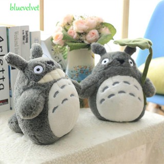 Bluevelvet ตุ๊กตาฟิกเกอร์ รูปการ์ตูนแมว Totoro ใบบัว สําหรับตกแต่งวันเกิด