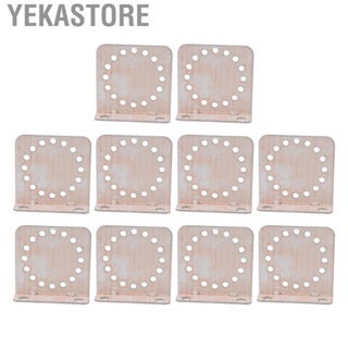 Yekastore Corner Holder Metal Deformation Weatherproof 10 Pcs Angle Holder Stable For