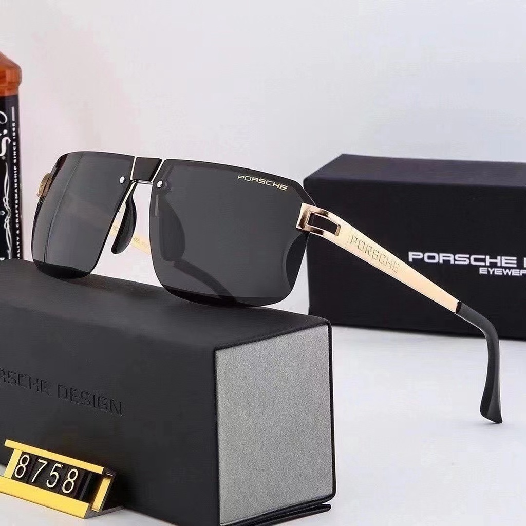 ใหม่ แว่นตากันแดด เลนส์โพลาไรซ์ สําหรับผู้ชาย Porsche8758 - รูปที่ 2