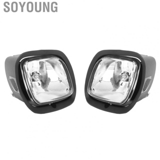 Soyoung Car Lights  Far Lighting Distance Shockproof Bright Light Moisture Resistant Wide Angle Fog Light Assembly  for Vehicle