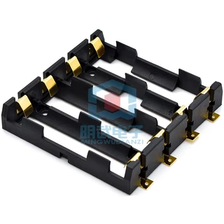 กล่องแบตเตอรี่ 18650 SMD 1~4 SMD แบบเดี่ยว คู่ สาม สี่แผ่น